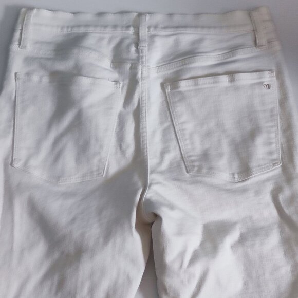 Madewell jeans 9" High Riser Skinny white women's size 30 - Picture 4 of 13